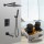 Constant temperature in-wall shower set, concealed smart shower, all-copper shower box embedded, matt black concealed shower