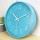 Modern Simple Wall Clock Indoor Non-Ticking Silent Sweep Movement Wall Clock for Office,Bathroom,Livingroom Decorative 12 Inch Teal