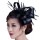  Hat Feather Party Pillbox Hat Flower Derby Hat for Women