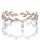 Elegant Rhinestone Leaf Wedding Headpieces Headband Bridal Tiara Crown