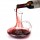 Wine decanter-Lead-free crystal decanter with wide base for optimal ventilation - With handle
