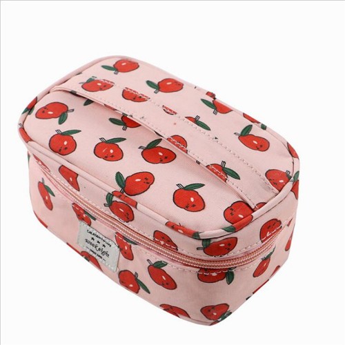 Waterproof Fabric Cosmetic Bags Portable Travel Toiletry Pouch Makeup Organizer handbag Bag with Zipper 