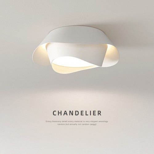 Bedroom lamp led ceiling lamp simple modern Nordic cream ins wind restaurant study room lamp flower-shaped master bedroom lamp