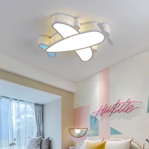 Children's Ceiling Lamp Creative Personality Cartoon Airplane Bedroom Lamp Boys Girls Room Lighting Lamps