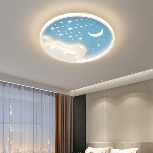 New Nordic Ceiling Lamp Simple Creative Starry Sky LED Bedroom Lamp Atmospheric Home Improvement Study Lamp