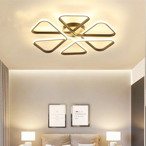 LED ceiling lamp simple modern remote control dimming bedroom lamp atmosphere home living room lamp Nordic style lamps