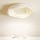 New bedroom ceiling lamp modern minimalist creative household water ripple circular art room lamp
