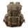 Outdoor backpack casual student schoolbag large-capacity travel backpack canvas stitching leather mountaineering bag