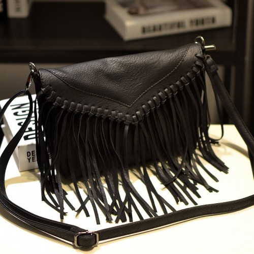 Ladies Casual Envelope Tassel Bag Fashion One Shoulder Messenger Bag Women's Bag