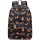 Backpack for Women Cute School Backpack for Girls Waterproof Retro Colorful Printed Trendy Dark Blue Fox