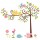 RoomMates Scroll Tree Peel＆Stick Mega Pack Wall Decals Combination Sticker