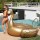 Inflatable swan float adult water swan mount Seaside Beach Pool Essentials