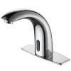 Automatic sensor contactless bathroom sink faucet, single cold and hot and cold options, suitable for home, hotels, airports, office buildings, shopping malls, schools, scenic spots
