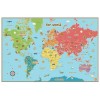 Kids World Map Wall Decal Home Decoration waterproof Wall Sticker