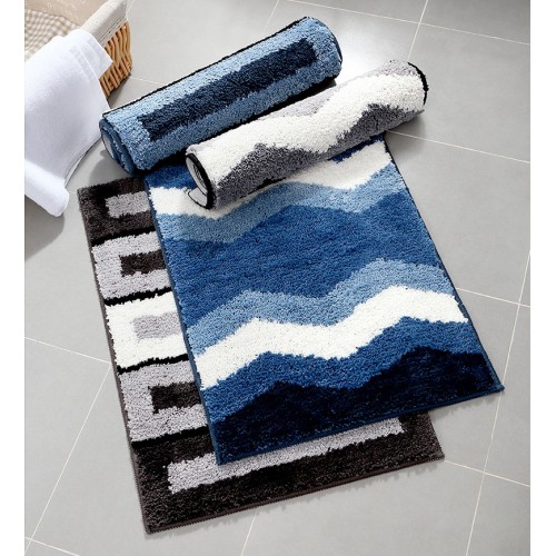 Flocking Mats Kitchen Bedroom Bathroom Non-Slip Absorbent Mat Carpet