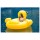 Giant Inflatable Large Derby Duck Float Raft Floaty Lounger