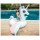 Inflatable Candy Color Unicorn Pool Float Raft Floaty Lounger Pool Toy