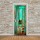 3D digital printing PVC green distressed wooden door waterproof door stickers wall stickers