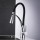 LED Light Single Lever Pull Out Sink Mixer Kitchen Faucet 