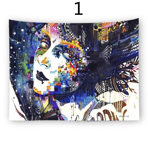 Popular Handicrafts Wall Tapestry,Artistic Face