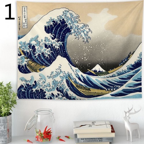 Popular Handicrafts Wall Tapestry,Ukiyo-e Japan