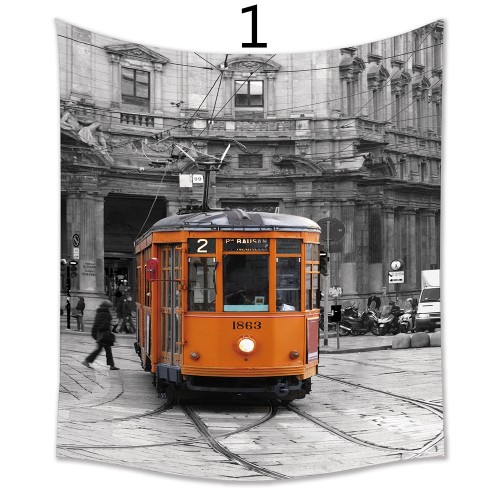 Popular Handicrafts Wall Tapestry,City impression 3