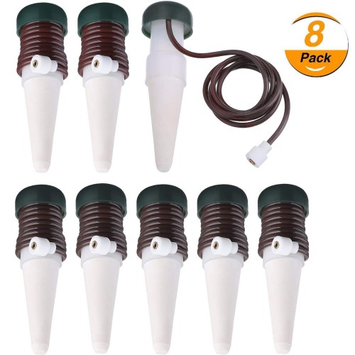 Vacation Plant Waterer Self Irrigation Watering System  Cone Watering Spikes 8pcs