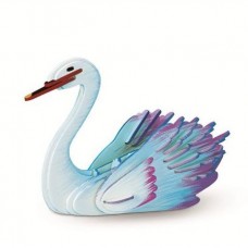 3D, wooden assembling and coloring, animal series puzzles, assembling and coloring by yourself | Swan