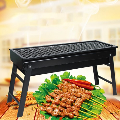 Charcoal grills Barbecue Grill Outdoor Portable Folding BBQ Grill Home Charcoal Grill Stove Camping BBQ Barbecue Shelf Mini Charcoal Stove