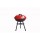 14" Outdoor Small Red Grill, round grill，Apple Stove, Portable Grill