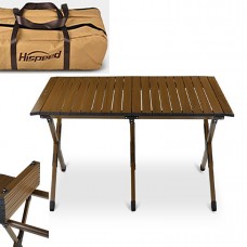 Hispeed Outdoor Folding Roll Table with Tote Bag Available in three sizes Portable foldable picnic table suitable for camping, beach, swimming pool, garden, car tailgate