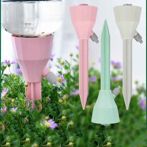 12 Pack Plant Self Watering Spikes Devices with Adjustable Control Valve for Outdoor Indoor Potted Plant Watering