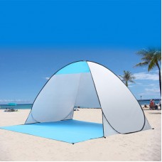 Beach tent outdoor automatic speed open folding double fishing tent