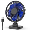 2019 New Mini USB Desk Fan with Updated Strong Airflow, 3 Speeds, Whisper Quiet, 40° Adjustable Tilt Angle for Better Cooling, Perfect Portable Personal Fan for Desktop Office Table