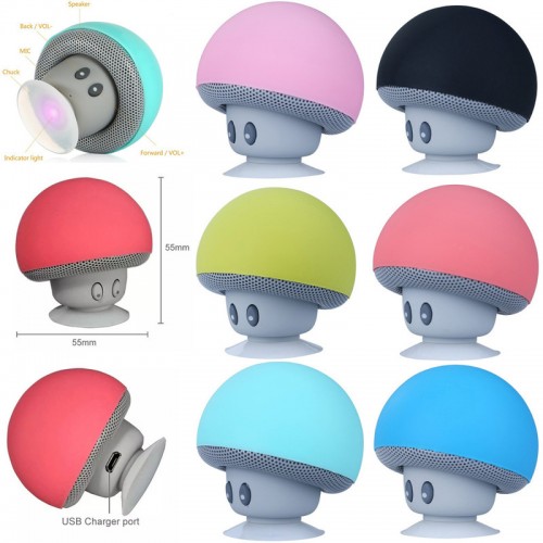 Cartoon mushroom head bluetooth stereo