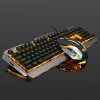 Mechanical hand keyboard and mouse set notebook desktop cable game keyboard