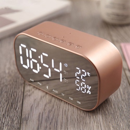 Alarm clock speaker audio wireless Bluetooth subwoofer new creative bedside speaker