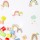 Wall Sticker,  Kawaii Colorful Rainbow Wallpaper Vinyl Decal Mural Kid's Room Decor Paper Sheet Baby Nursery Room Set