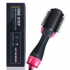 Hair dryer brush, One-Step Hair Dryer & Volumizer, 3-in-1 negative ion straightening brush salon and curling comb to reduce edgy and static-CHJpro™
