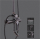 HUDEIL" Shower set black shower retro large shower rotating retro black shower set copper nozzle