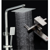 Stainless steel shower set shower room bathroom toilet hot and cold water shower set top spray