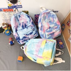 New middle school student schoolbag female Korean version gradient color vitality girl backpack large capacity light backpack