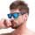 Square Sports Sunglasses Skateboard Colorful Sunglasses Polarized Sunglasses for Men and Women