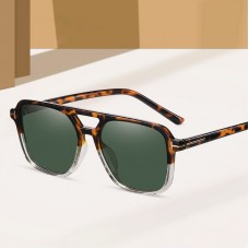 Polarized Sunglasses Fashion TR Frame Sunglasses Square Shade Mirror