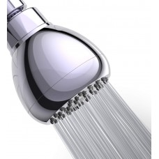 High Pressure Shower Head - 3 Inch Anti-clog Anti-leak Showerhead - Adjustable Metal Swivel Ball Joint with Filter