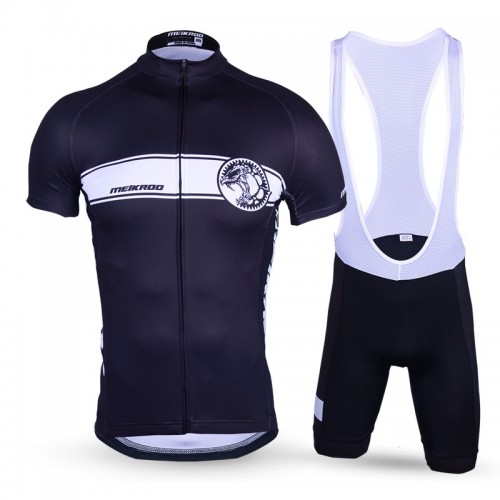 Cycling Jersey New Winter Long Sleeve Strap Set Men's Jersey Fleece Strap Moisture Wicking Set (Color : 17, Size : 6)