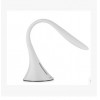 Office Gooseneck LED Desk Lamp with USB Charging Port, Dimmable, White