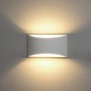 Modern LED Wall Sconce Lighting Fixture Lamps 7W Warm White 2700K Up and Down Indoor Plaster Wall Lamps for Living Room Bedroom Hallway Conservatory Home Room Decor(with G9 Bulbs Not Dimmable)