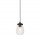 Home Industrial Style 1-Light Glass Pendant Light, Vintage Adjustable Pendant Lighting Perfect for Kitchen Dining Room