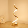 Spiral LED Desk Lamp, Curved Table Lamp, Modern Minimalist Lighting Design, 24W Multiple Color Temperature LED Table Lamp, Modern Lamp for Living Room and Bedroom